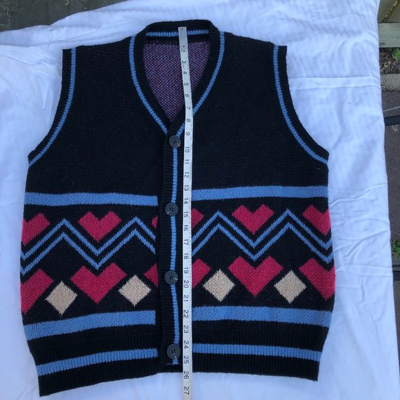 Aelfric Eden Vintage Love Diamond Knitted Cardigan - Picture 4 of 6